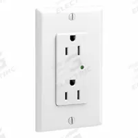LEVITON Duplex Receptacle Outlet: Duplex, 5-15, White, 125V AC, 15 A, 2 Pole / 3 Wire (MPN 5280-W)