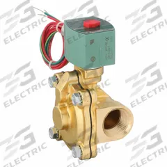 REDHAT Solenoid Valve: 2-Way, Normally Closed, 1 in Pipe Size, 24V DC, Watertight, High Flow (MPN 8210G004). Key specifications — Pipe Size: 1 in; Voltage: 24V DC; Brand: REDHAT; Coil Enclosure: Watertight.