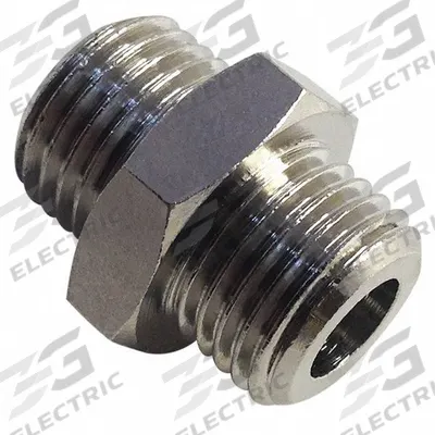 LEGRIS Metal Pipe Straight: Straight, 5 mm x 5 mm, Male Threaded x Male Metric Threaded - Threaded Medium-Pressure Pipe Fittings