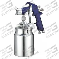 SPEEDAIRE Conventional Spray Gun: Conventional, 11 in, 1/4 in Air Inlet Size, 1 qt Cup Capacity (MPN 48PX85). Key specifications — Brand: SPEEDAIRE; Air Consumption: 4.4 cfm @ 40 psi; Compatible Fluid Type: Coatings.