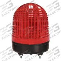DAYTON Warning Light: Red, LED, 90 to 240V, 3 3/8 in Overall Dia, 4 1/2 in Overall Ht, 26ZT65. Key specifications — Brand: DAYTON; Lens Color: Red; Mounting Location: Threaded Mount; Operating Voltage: 90 to 240V.