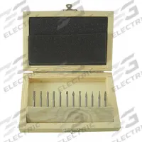 WESTWARD Carbide Bur Set: 1/8" Shank, Single Cut, 3/32" to 1/8" Head Dia, 12 pc (MPN 2LYR7). Key specifications — Trade Number: SA-42; Brand: WESTWARD.