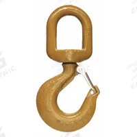 CROSBY Slip Hook: 14,000 lb Working Load Limit, 100 Hook Grade, Alloy Steel, 1 in Material Thick (MPN 1048859). Key specifications — Color: Gold; Brand: CROSBY; Visual Indicator Markings: Deformation & Max Angle.