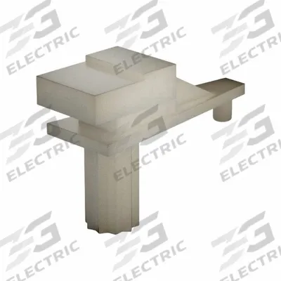 APPROVED VENDOR Shelf Support: 1 1/4 in Wd, 1 1/4 in Lg, 1/2 in Ht, 50 lb Capacity, Nylon - Shelf Supports