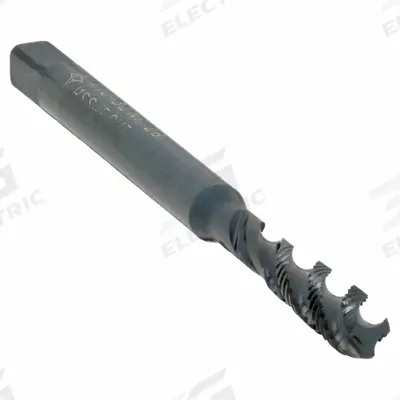 CLEVELAND Spiral Flute Tap: #10-32 UNF, 2B, 3 Flute, Semi-Bottoming Chamfer - General Purpose Spiral-Flute Taps