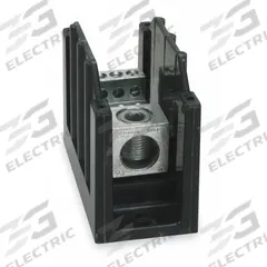 BUSSMANN Power Distribution Block: Open, Lug, Lug, 6 AWG – 350 kcmil For Line Side Wire Sizes (MPN 16323-1). Key specifications — attr1361688: Surface; attr1308686: BUSSMANN; attr1361672: Aluminum.
