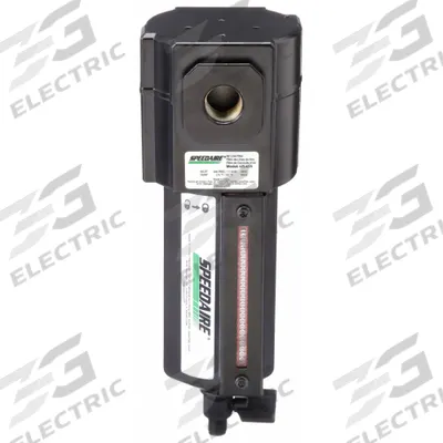 SPEEDAIRE Compressed Air Filter: Particulate, 3/8 in NPT, 5 micron, 112 cfm - Speedaire FRL Air Filters