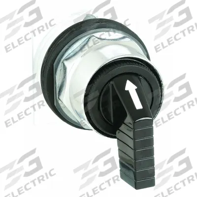 SCHNEIDER Long-Handled Selector Switch: 30 mm Panel Mount Size, 3 Positions - Selector-Switch Operators