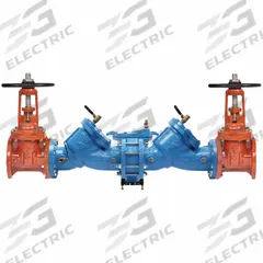 WATTS Reduced Pressure Zone Assembly: LF909 Large, with Flood Detection Sensor, Cast Iron, Flange (MPN LF909-DOSY-FS). Key specifications — Shut-Off Valve Type: OSY Gate Valve; Connection Type: Flange.