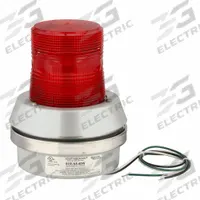 EDWARDS SIGNALING Flashing Light with Horn: 120V AC, 7 3/8 in Overall Ht, 6 in Overall Dia (MPN 51R-N5-40W). Key specifications — Features: Junction Box Base; Manufacturer Part Number: 51R-N5-40W; Brand: EDWARDS SIGNALING; Mounting Location: Conduit Mount; Operating Voltage: 120V AC.