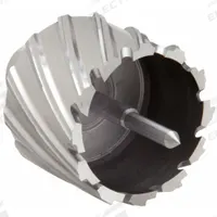 SLUGGER BY FEIN Annular Cutter: 1 5/8 in Cutter Dia, 1 in Max Cutting Dp, Pilot Pin Included, Bright (MPN 63134413041). Key specifications — attr253884: Yes; attr253885: Bright; attr253886: High Speed Steel; attr253887: Weldon Flat; attr253888: Fractional Inch; attr277149: SLUGGER BY FEIN.