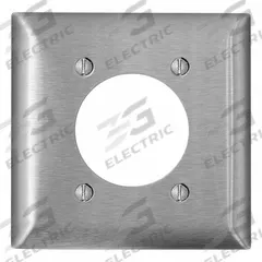 LEVITON Wall Plate: Toggle, 2 Gang, Std Size (MPN SS703-40). Key specifications — Brand: LEVITON; Material: Stainless Steel.