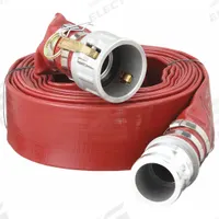 Water Discharge Hose: 1 1/2 in Hose Inside Dia., 50 ft Hose Lg, 150 psi, Red (MPN 45DU04). Key specifications — Brand: APPROVED VENDOR; Temp. Range: 5° to 150°F; Hose Color: Red.