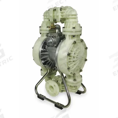 Dayton Double Diaphragm Pump: Polypropylene Body, 2 in, Flange Connection, 120 gpm - Polypropylene Housing AODD Pumps