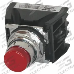EATON Hazardous Location Push Button: 30 mm, Metallic, Extended Profile, 1NO/1NC (MPN 10250T708R). Key specifications — Manufacturer Part Number: 10250T708R; Product Type: Push Button Operators; Series: 10250T; Brand: EATON; AC Contact Rating: 10 A @ 600 V; Action: Momentary; DC Contact Rating: 2.5 A @ 250 V; Operator Illumination: Non-Illuminated.