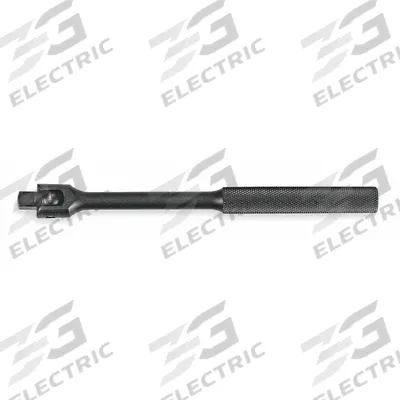 PROTO Breaker Bar: 3/8 in Drive, 8 1/2 in Lg, Knurled Grip, Alloy Steel - Flex-Head Breaker Bars