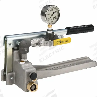 WHEELER-REX Hydrostatic Test Pump: 1,000 psi Max. Discharge Pressure, 1/4 in MNPT, 3/4 in GHT - Portable Hand-Operated Hydrostatic Test Pumps