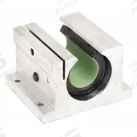 THOMSON Linear Pillow Block Bearing: Single, Self-Aligning, 1/2 in Inside Dia, TEP 950, 0.16 in (MPN FNYBUPBO08ALLS). Key specifications — Liner: TEP 950; Material: Aluminum.