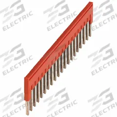 SCHNEIDER Bridge: Red (MPN NSYTRAL220). Key specifications — Compatible Manufacturer Model Number: NSYTRV22; Compatible with Product Type: TRH IDC Terminal Block; Brand: SCHNEIDER.