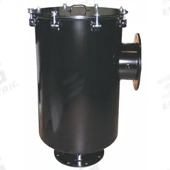 SOLBERG Inlet Vacuum Filter: 5 micron Rating, 99% Efficiency, 18 1/2 in Outside Dia, Carbon Steel (MPN CSL-245P-500F). Key specifications — attr101190: CSL-245P-500F; attr101197: 2EPT5; attr101207: Carbon Steel; attr101193: SOLBERG.