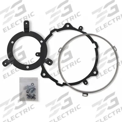 J.W. SPEAKER Headlight: Mounting Kit, Black, Steel, 9/16 in Wd - Vehicle Light Mounts & Brackets