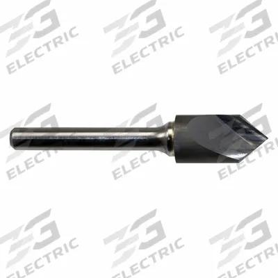 CLEVELAND Countersink: 82°, 1 Flute, 1/8 in Body Dia, 1/8 in Shank - Fast-Cutting Single-Flute Countersinks
