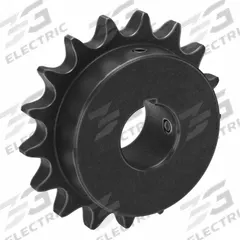 TSUBAKI Single Strand Sprocket: 60, For 3/4 in Chain Pitch, 1 1/4 in Bore Dia, 17 Teeth, Steel (MPN 60B17F-1D). Key specifications — Brand: TSUBAKI.