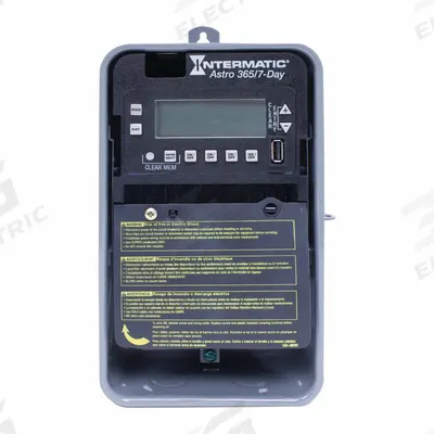INTERMATIC Electronic Timer: 7 day, Astronomic, 120-277V AC, DPST/SPST - Digital Timer Switches