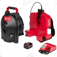 MILWAUKEE Drain Gun Kit: Cordless, SWITCH PACK, M18, For 1 1/4 in to 4 in Pipe, 5/8 in Cable Dia. (MPN 2775E-211). Key specifications — attr517452: Charger; attr517439: SWITCH PACK; attr517433: Cordless.