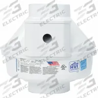 Radon Fan: 166 cfm Max., 4 1/2 in Duct, 58 W, 120V AC, 1 Ph, IP44, 60 Hz Freq, Plastic (MPN 95912). Key specifications — Brand: FANTECH; High-Efficiency Motor: No; Nameplate Voltage: 120V AC; Number of Speeds: 1; Airflow @ 0.000 in SP - Range: 0 to 249 cfm; High-Efficiency Motor_Broad: Standard-Efficiency Motor.