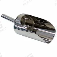 Sampling Scoop: Non-Sterile, Stainless Steel, 5 L Capacity - mL, 1 3/8 gal Capacity - oz, Silver (MPN 0720520). Key specifications — Material Grade: 316L; Standards: GMP Compliant; Color: Silver; Product Type: Scoop; Brand: APPROVED VENDOR.