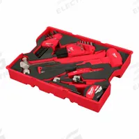 MILWAUKEE Hex Key and Hammer Set: 28 Total Pcs, Metric/SAE, Tray (MPN 48-22-0161). Key specifications — attr538253: MILWAUKEE; attr548973: (2) Speciality Pliers; attr548974: (22) Hex Keys; attr548975: None; attr548983: None.