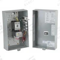 EATON IEC Magnetic Motor Starter: Non-Reversing, 3 Poles, Electronic Protection, 9 A, 480V AC (MPN ECX09C1CAA-R63/C). Key specifications — Brand: EATON; Pilot Lights Included: None; Auxiliary Contacts Included: 1NO/1NC.