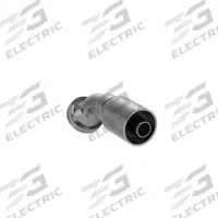 PARKER Hydraulic Crimp Fitting: Steel x Steel, 45° Elbow, -12 For Hose Dash Size, Male x Genderless (MPN 16F77-12-12). Key specifications — Fitting Gender: Male x Genderless; Fitting Connection Type: Flange x Crimp; Thread Size: 0.511"-27; For Hose Dash Size: -12; Brand: PARKER.