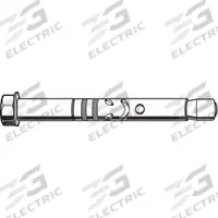 APPROVED VENDOR Sleeve Anchor: 2 1/2 in Overall Lg, 1/4 in Dia, #10 Thread Size, Steel, Hex, 100 PK (MPN U09100.025.0250). Key specifications — Brand: APPROVED VENDOR.