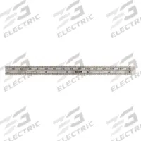 GENERAL TOOLS Steel Rule: 305ME, 6 in / 150 mm, 1/16 in/1 mm, Black, Flex, Etched Graduation Mark. Key specifications — attr939978: 1/16 in; attr944136: Case; attr934745: GENERAL TOOLS; attr939993: Decimal; attr986193: Etched.