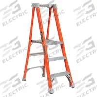 LOUISVILLE LADDER Platform Stepladder: 5 ft Ladder Size, Fiberglass, 300 lb Load Capacity, 22 lb Wt (MPN FXP1703). Key specifications — Brand: LOUISVILLE LADDER; Included Features: Impact-Resistant Bracing.