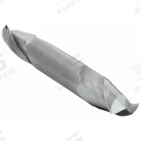 CLEVELAND Square End Mill: Carbide, Double End, 2 Flute, 3/8" Mill Dia, 9/16" LOC, 3" OAL (MPN C60182)
