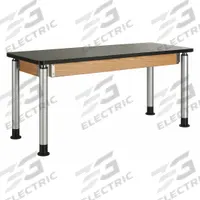 Table: 24 in Overall Wd, 39 in Overall Ht, 5 ft Overall Lg, Laminate, 500 lb Load Capacity, Oak (MPN P860LBBK). Key specifications — Brand: DIVERSIFIED SPACES; Countertop Material: Laminate; Height Range: 27 in to 39 in.
