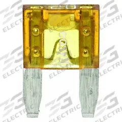 BUSSMANN Automotive Fuse: ATM Series, Fast-Acting, 20 A, 32 V DC, Indicating, 2 PK (MPN BP/ATM-20ID). Key specifications — Series: ATM; Brand: BUSSMANN; Fuse Profile: Standard Profile.