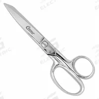 CLAUSS Shears: Right-Hand, 6 in Overall Lg, Straight, Steel, Pointed, Silver (MPN 10400C). Key specifications — attr308500: Steel; attr308502: Silver; attr308505: Right-Hand; attr308522: Vinyl; attr324896: CLAUSS.