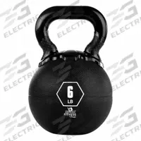 CHAMPION SPORTS Kettle Bell: 6 lb, Black, Rubber, Round, 8 in Wt Dia (MPN RKB6). Key specifications — Core Material: Rubber; Color: Black; Product Type: Kettle Bell.