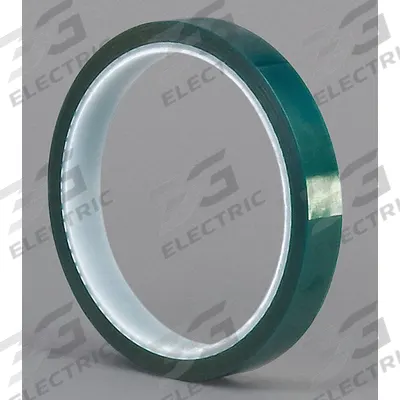 TAPECASE Film Tape: 3/4 in Wd, 18 yd Lg, 3.3 mil Thick, Polyester Film, Silicone - High-Temperature Film Masking Tape