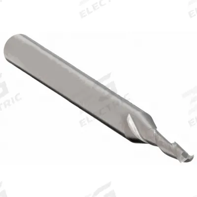 CLEVELAND Square End Mill: Carbide, 2 Flute, 1/16" Mill Dia, 1/4" LOC, 1-1/2" OAL (MPN C61004) - Carbide Square End Mills for Aluminum