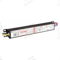 GE LAMPS Fluorescent Ballast: 120 to 277V AC, 3/4 Lamps Supported, 9 1/2 in Overall Lg, Electronic (MPN GE432MAXP-N-ULTRA). Key specifications — attr1125022: (3 or 4) F25T12; attr239899: GE LAMPS; attr1125144: 4.