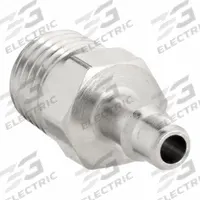 PNEUMADYNE INC Barbed Fitting Adapter: 1/8 in ID Size, Barbed x MNPT, Brass, 23/32 in Overall Lg (MPN EB30-1/16-5). Key specifications — Brand: PNEUMADYNE INC.
