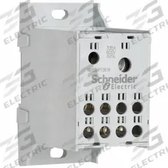 SCHNEIDER Power Distribution Block: Finger-Safe, Lug, Lug, 14 AWG – 2 AWG For Load Side Wire Sizes (MPN NSYEBAP13618). Key specifications — Mounting Type: Surface; Brand: SCHNEIDER; For Conductor Material: Aluminum.