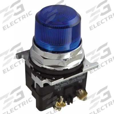 EATON Pilot Light: 30 mm Panel Mounting Size, Blue, LED - LED Pilot-Lights