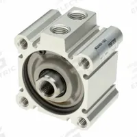SMC Compact Cylinder: 50 mm Bore Dia, 15 mm Stroke Lg, Tapped Hole Mounting, Aluminum, 1/4 in NPT (MPN NCQ2A50-15DZ). Key specifications — attr946022: Tapped Hole; attr946024: Single Rod; attr946038: NCQ2; attr1123057: Rotating Rod; attr945997: SMC.