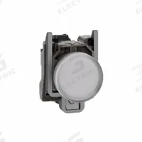 SCHNEIDER ELECTRIC Pilot Light: 22 mm Panel Mounting Size, White, LED, XB4 Series (MPN XB4BVB1). Key specifications — Series: XB4; Brand: SCHNEIDER; Includes Push-To-Test: No Push-To-Test Included.